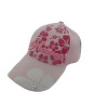 Baseball Cap with Floral Fabric Ks26